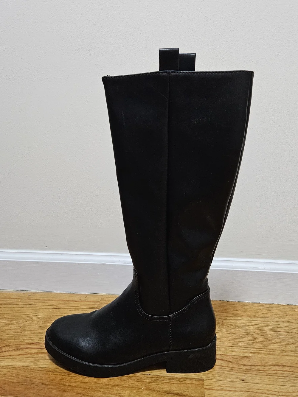 Target Black Mid-Calf Zip Riding Boots
